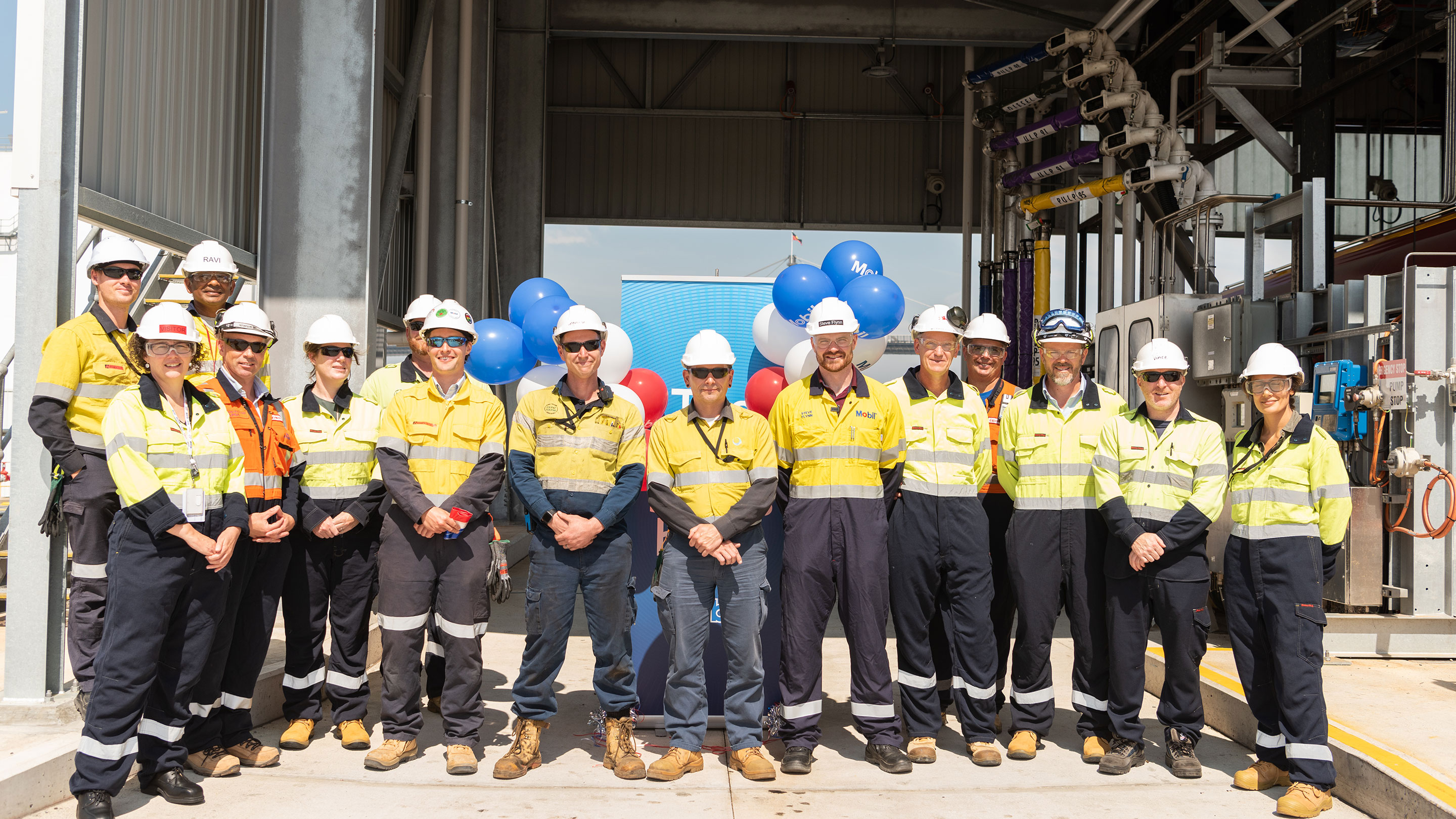 Image The Yarraville Terminal team at the Bay 10 opening celebration.