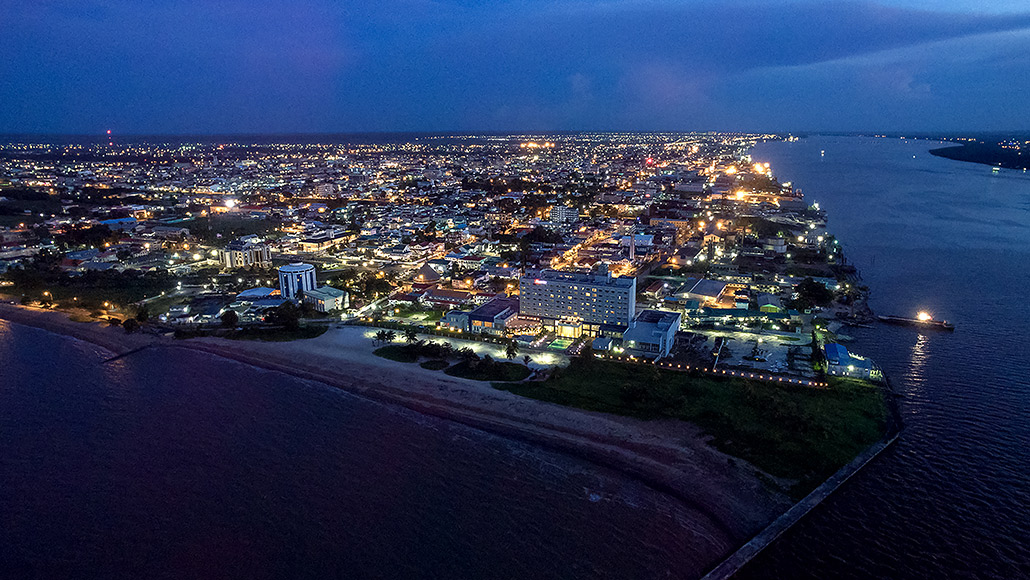 Guyana coastline