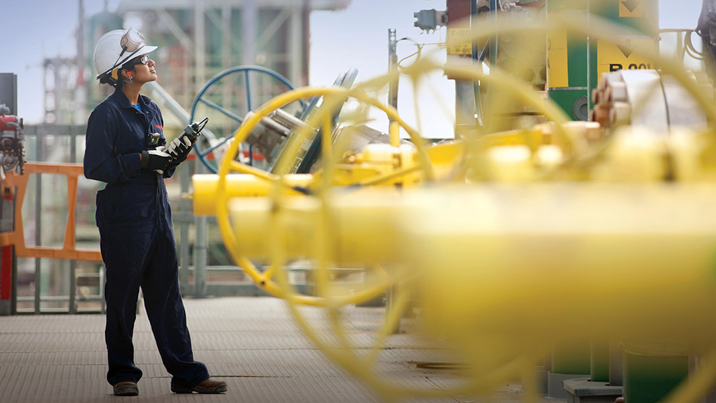 An employee at the baton rouge site