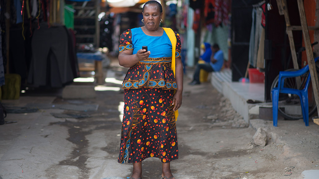 women's mobile banking