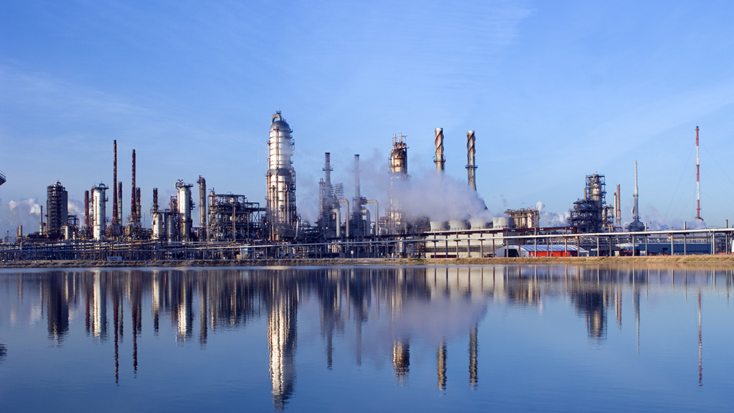 Baytown refinery skyline