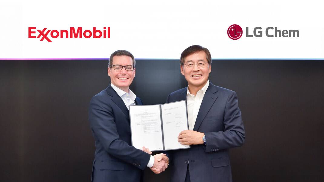 LG Chem and ExxonMobil sign MOU for lithium offtake