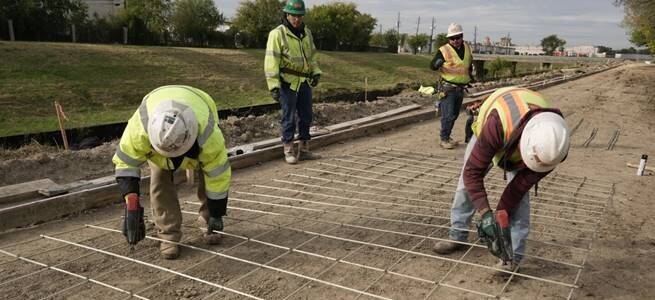 Image Installation of the steel rebar alternative